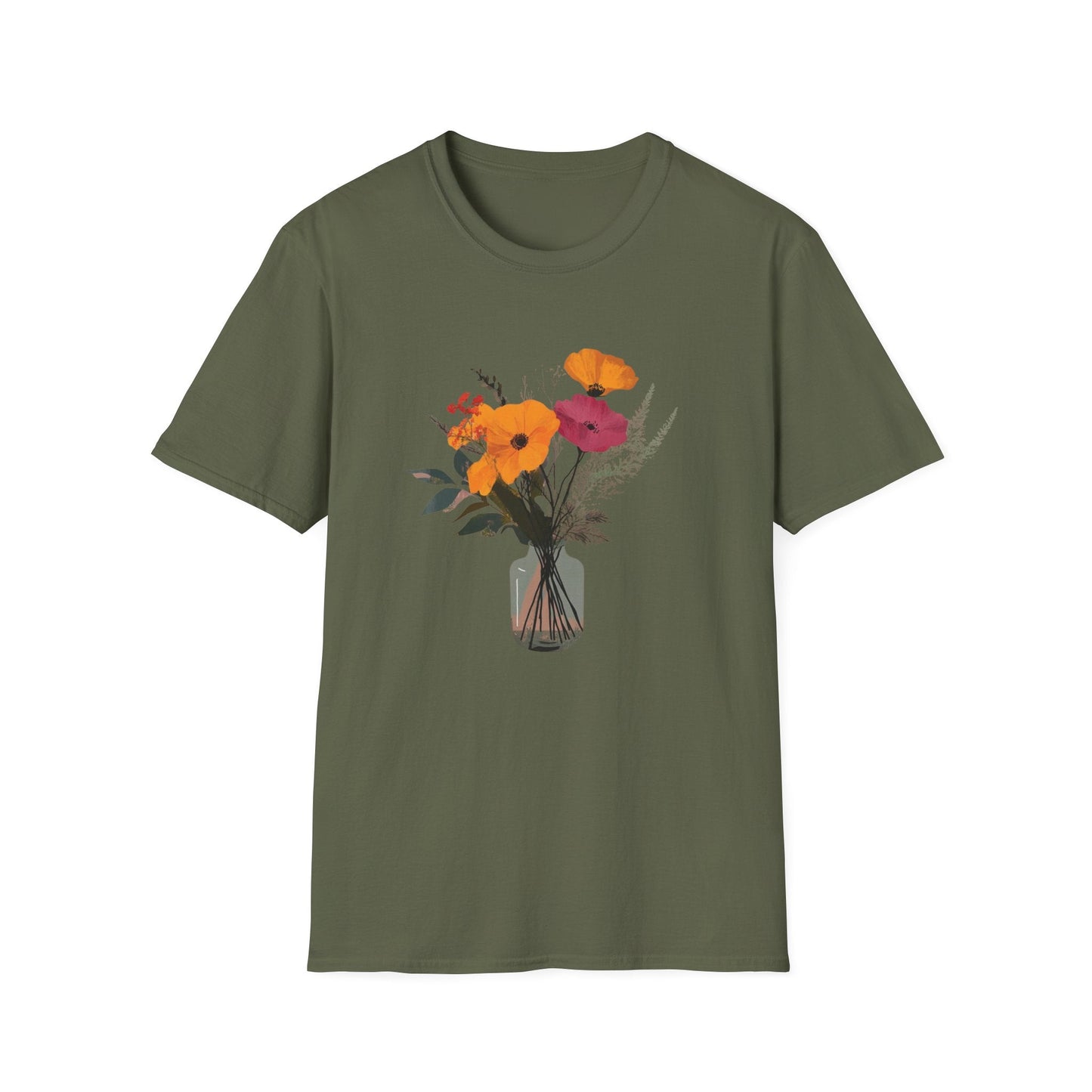 Vase of flowers – T-shirt