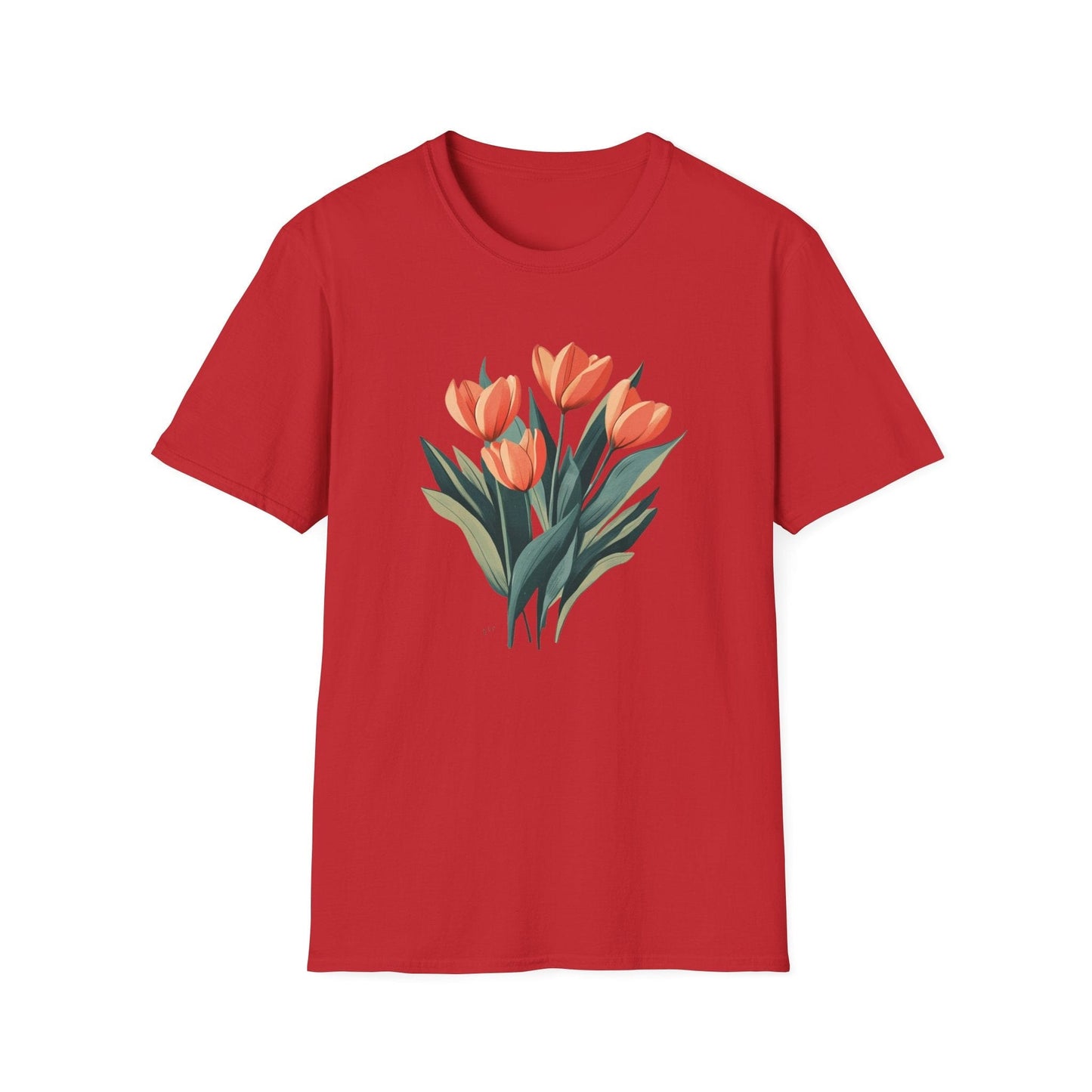 Four Tulip Flowers – T-shirt