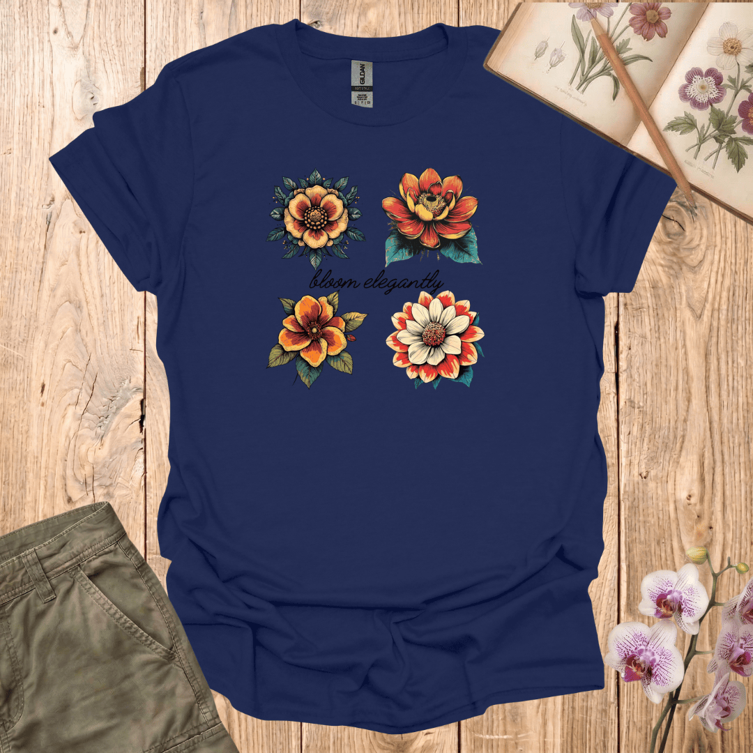 Bloom Elegantly Retro Flowers
