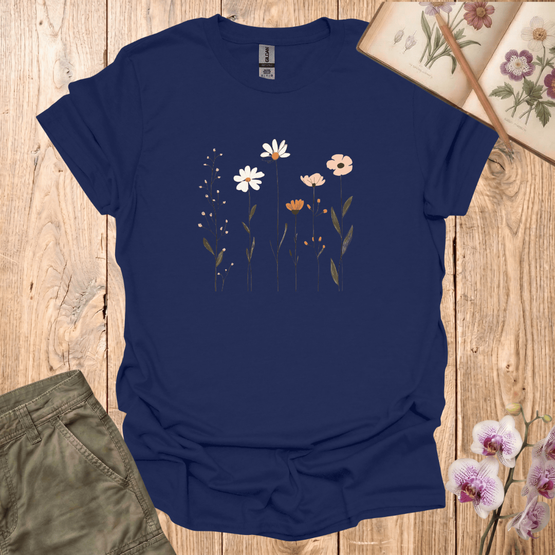 Simple Flowers - T-shirt