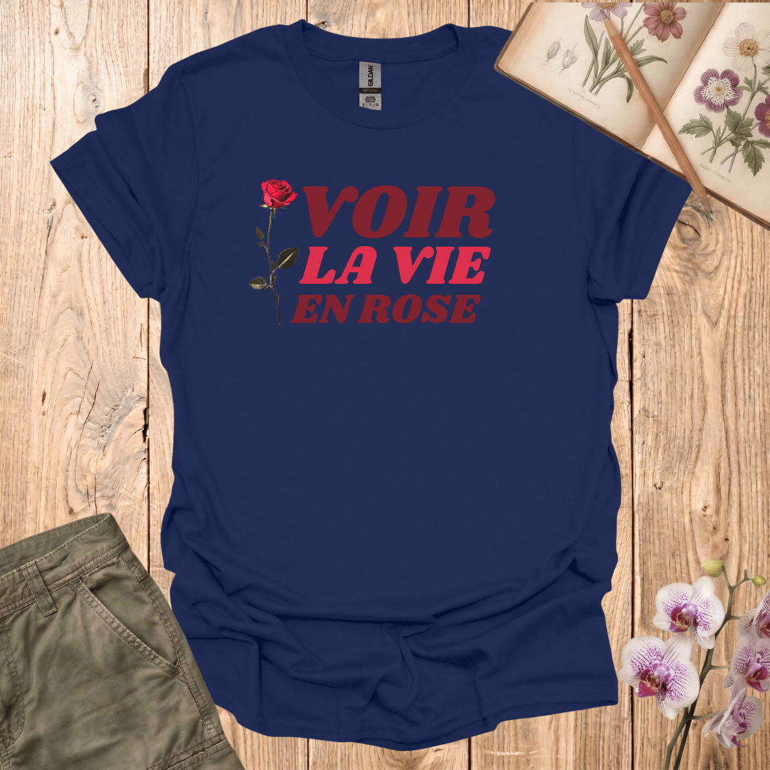 To See Life in Pink - T-shirt