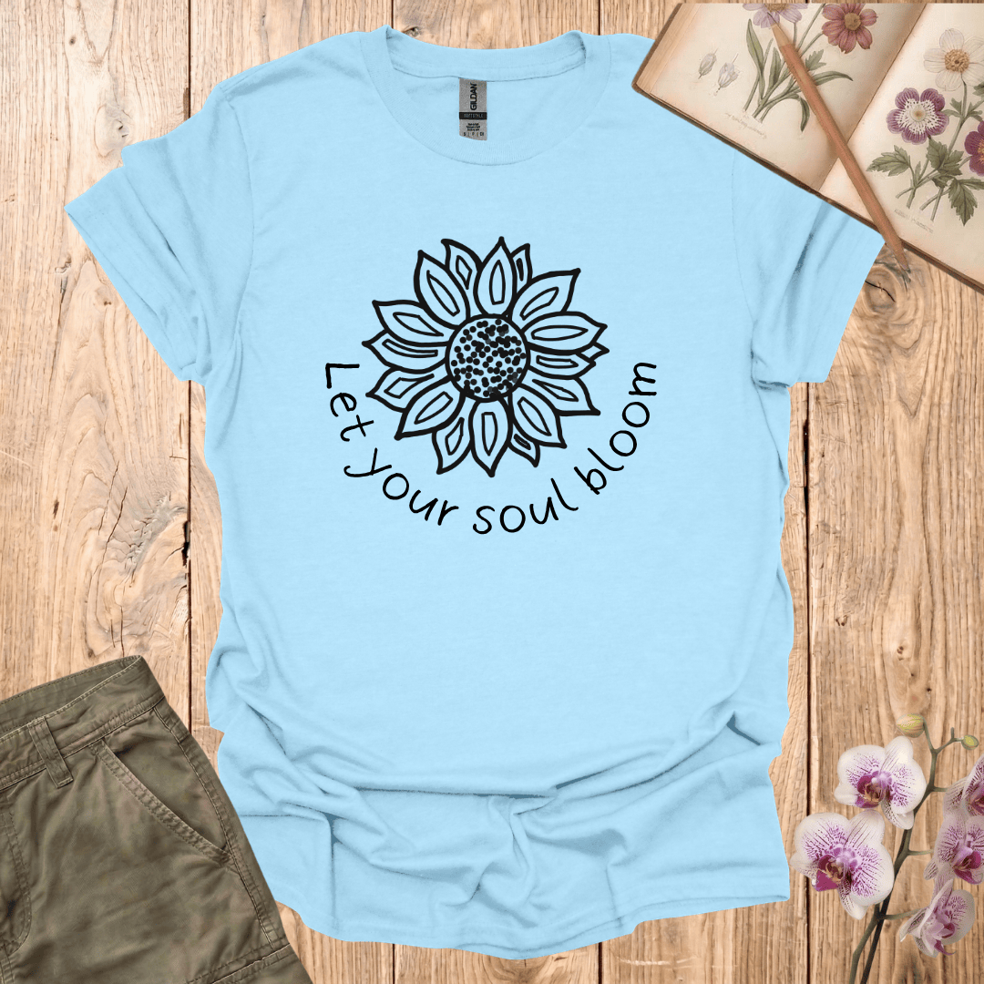 Let Your Soul Bloom – Mandala Sunflower - Black