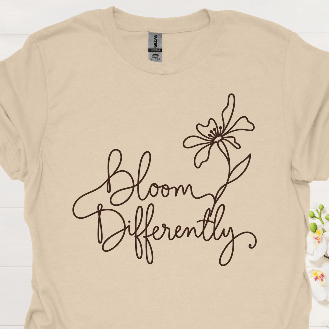 Bloom Differently - Line Drawing - Upscaled