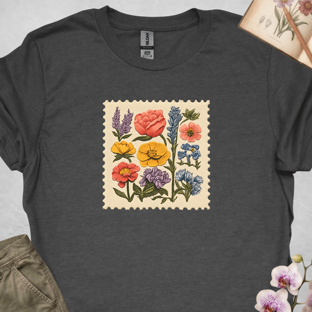 Floral Stamp - Upscaled