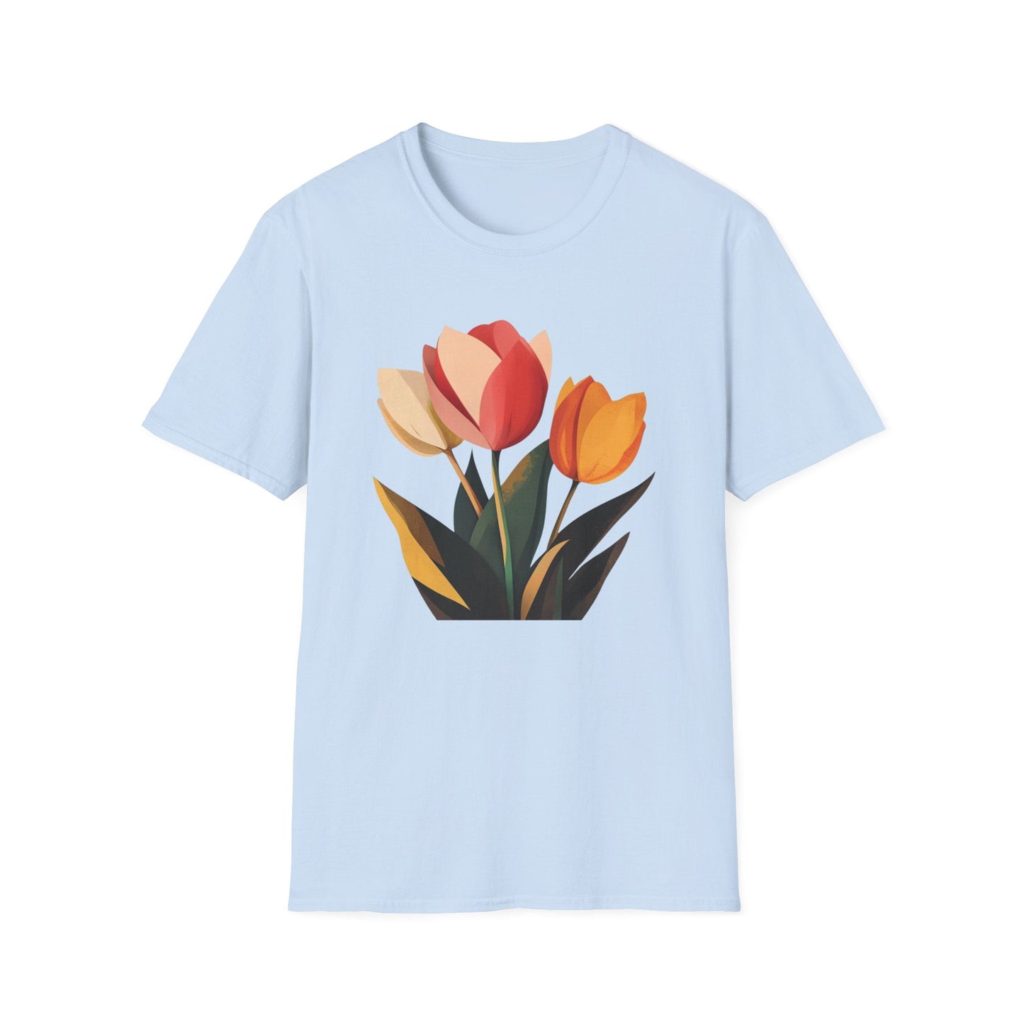 Multi Color Flowers – T-shirt