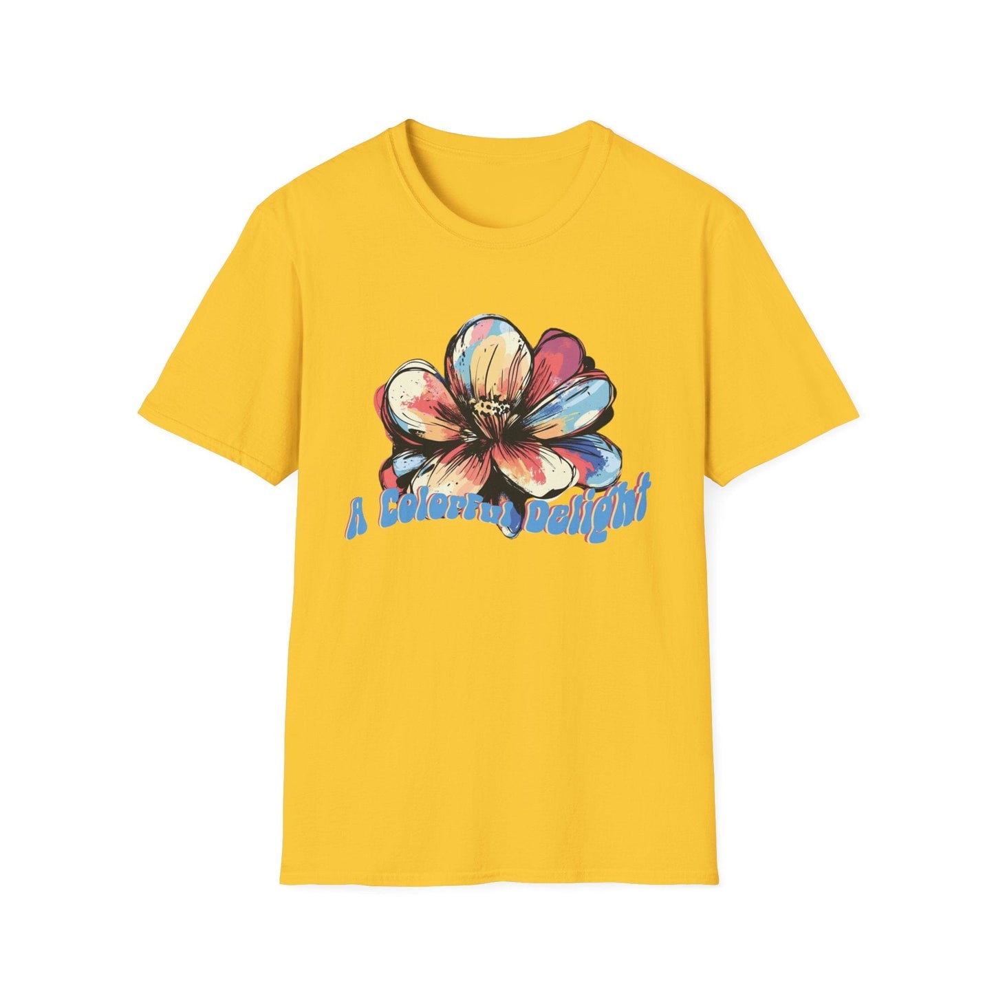 A Colorful Delight Flower – T-shirt