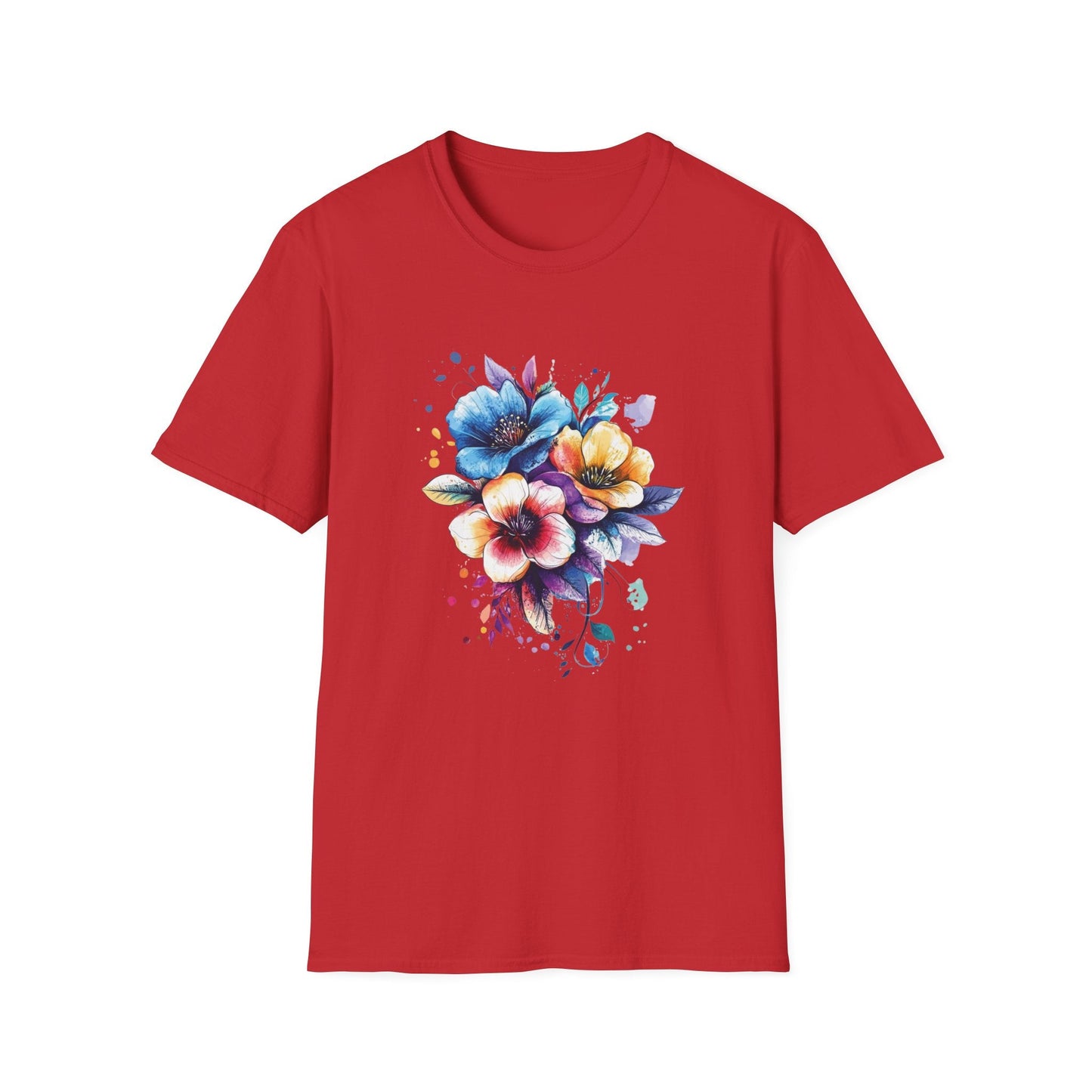 Watercolour Flowers – T-shirt