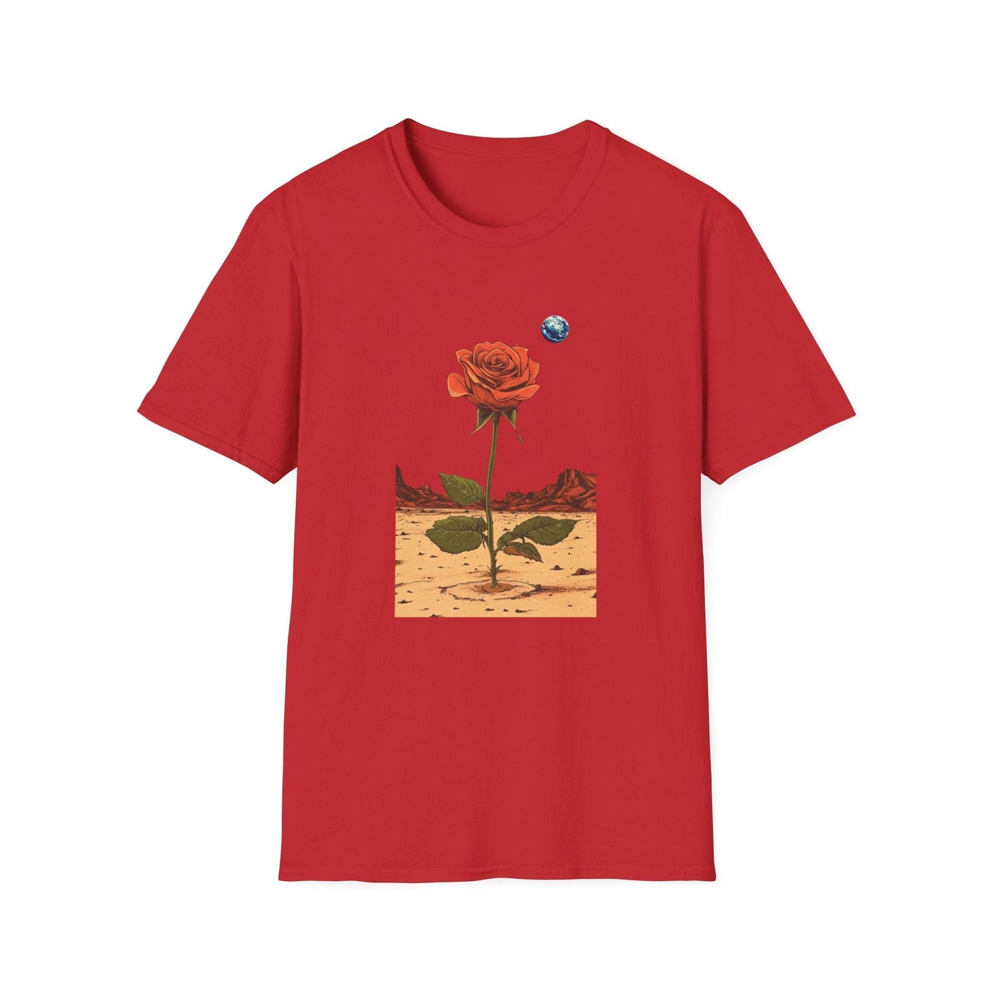 Solo Rose Earth in the Sky – Terraforming of Mars – T-shirt