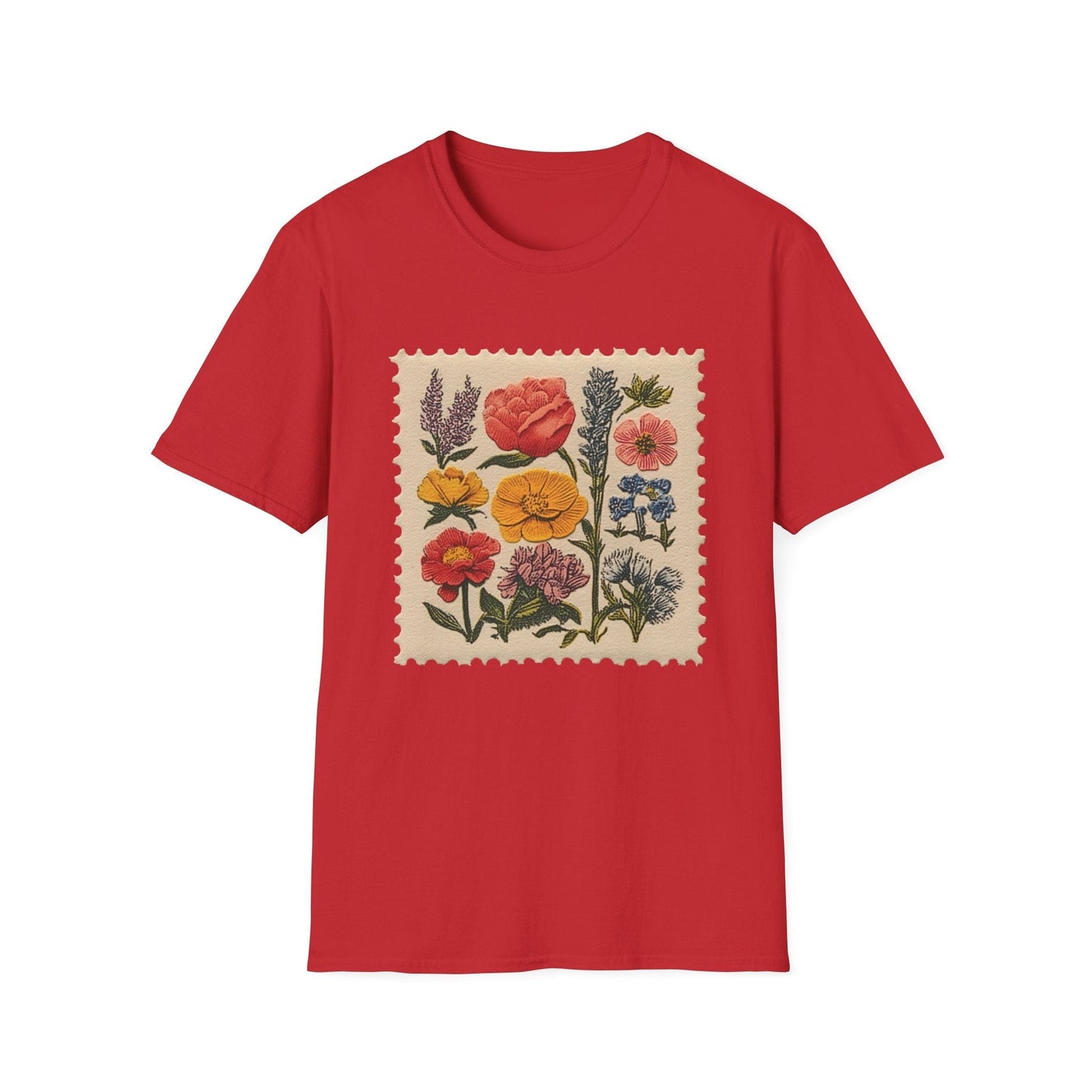 Floral Stamp – T-shirt