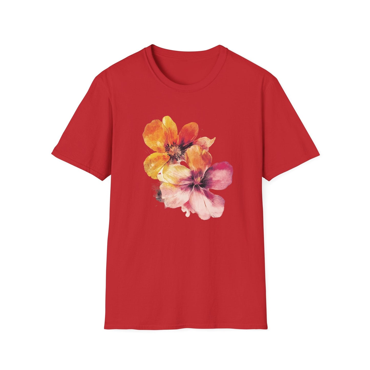 Awakening Water Color Flowers – T-shirt