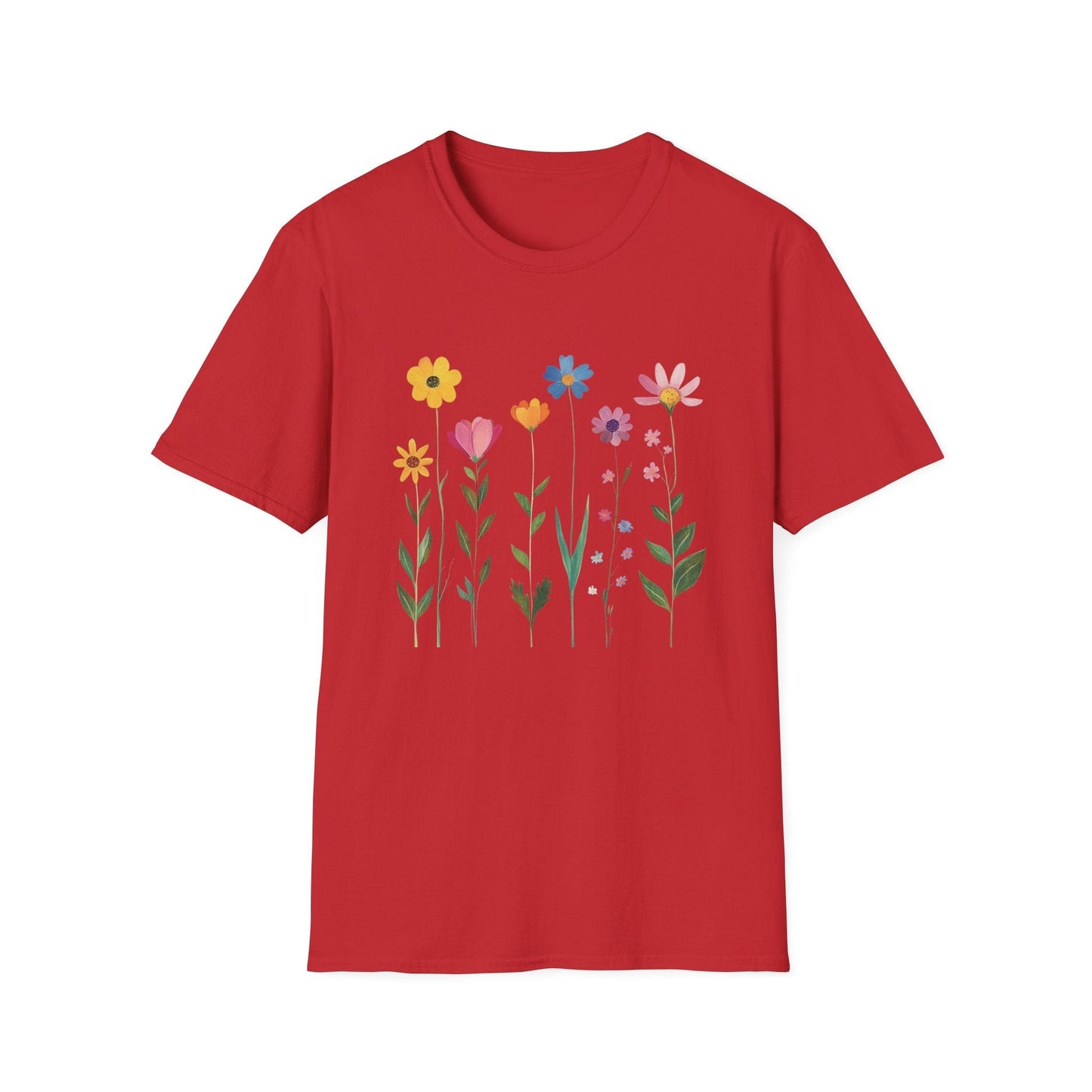 Burst of Colorful Flowers – T-shirt