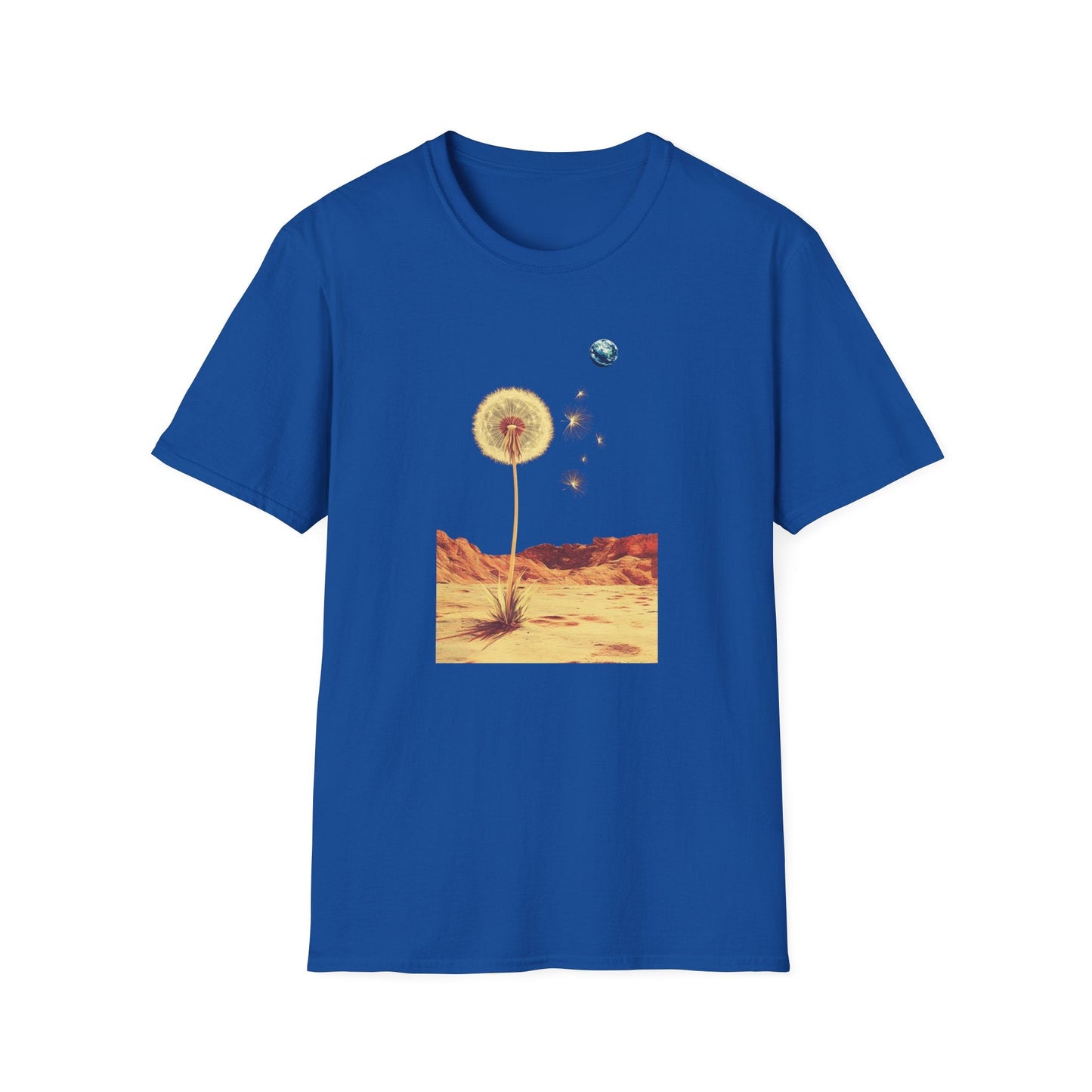 Dandelion Pappi Distant Earth – Terraforming of Mars  – T-shirt