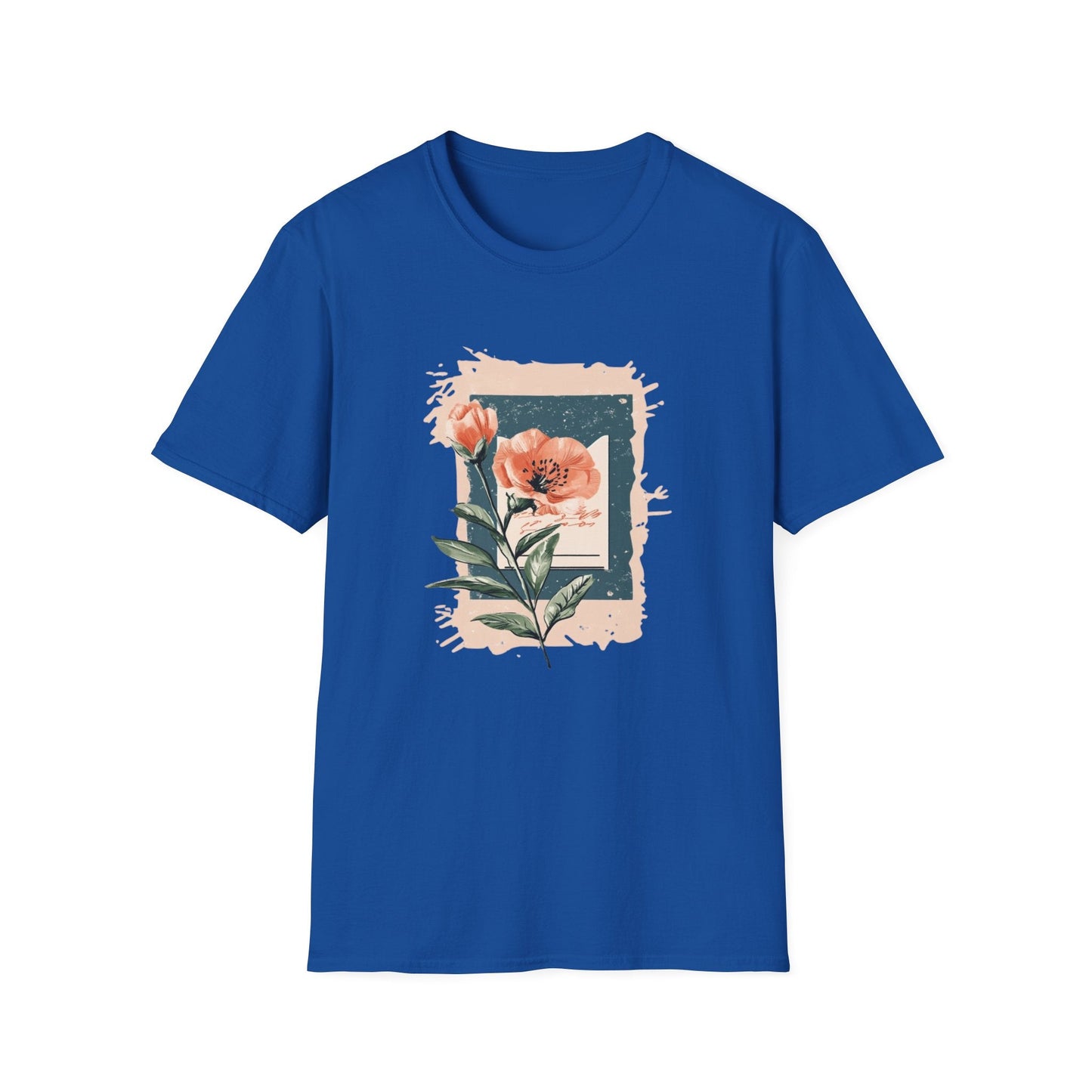 Letter and Flowers  – T-shirt