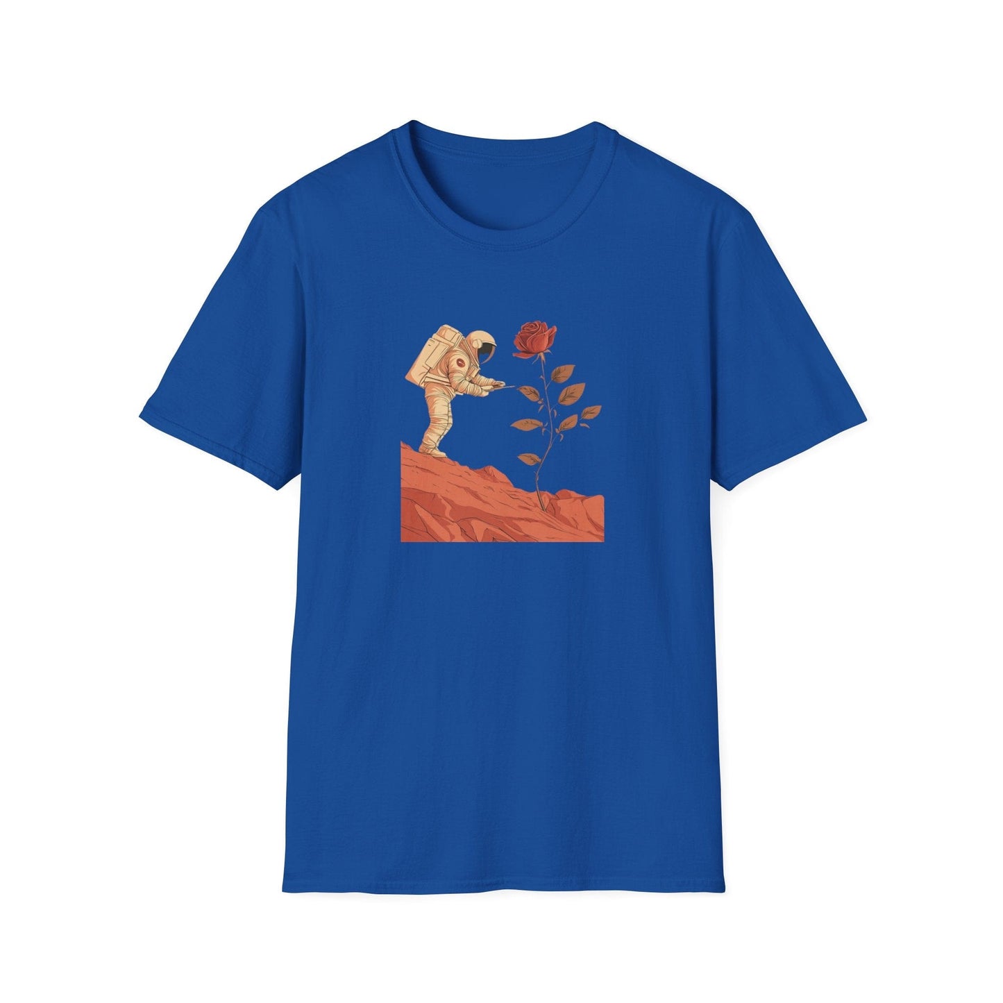 Solo Rose with Astronaut – Terraforming of Mars  – T-shirt