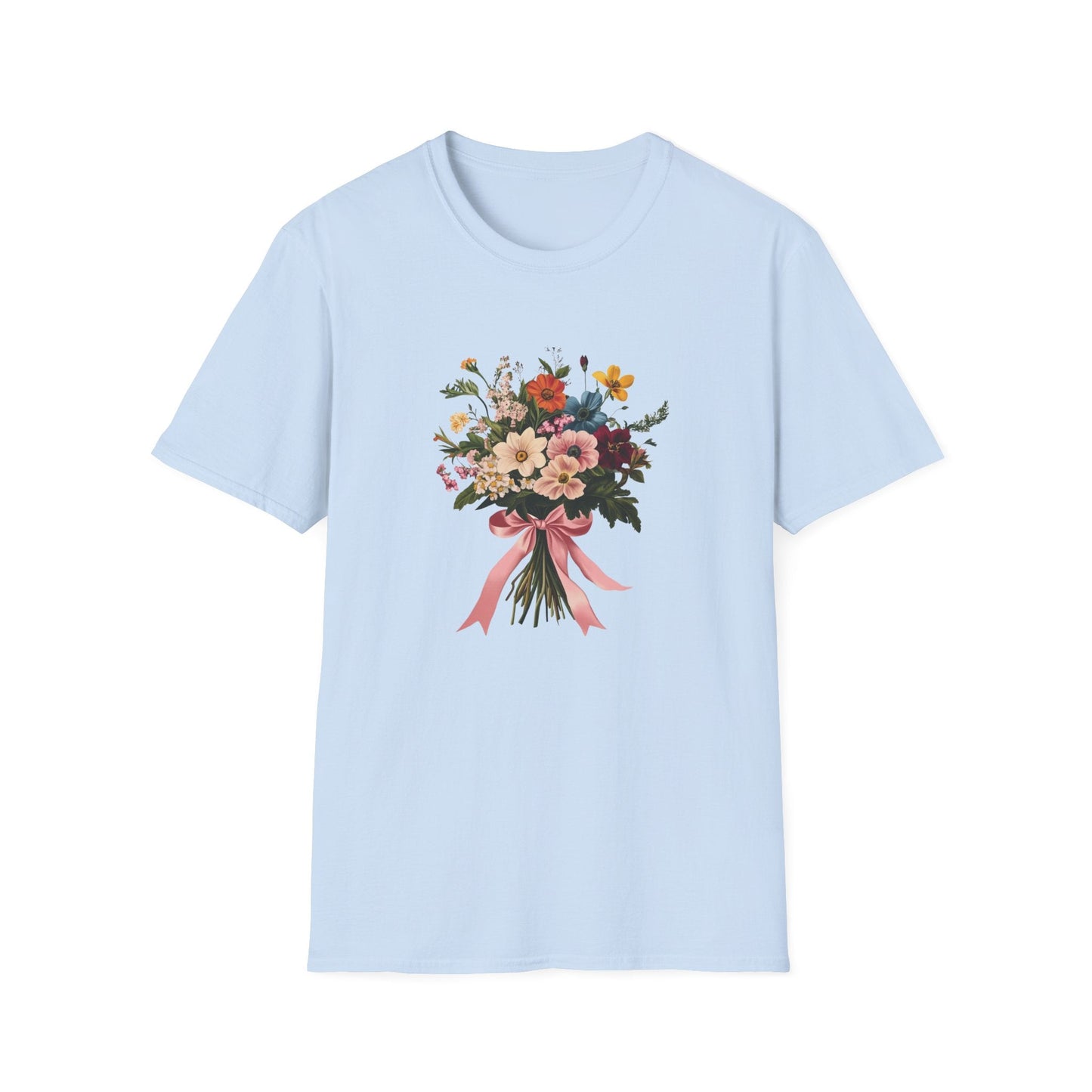 Pink Ribbon Bouquet  – T-shirt