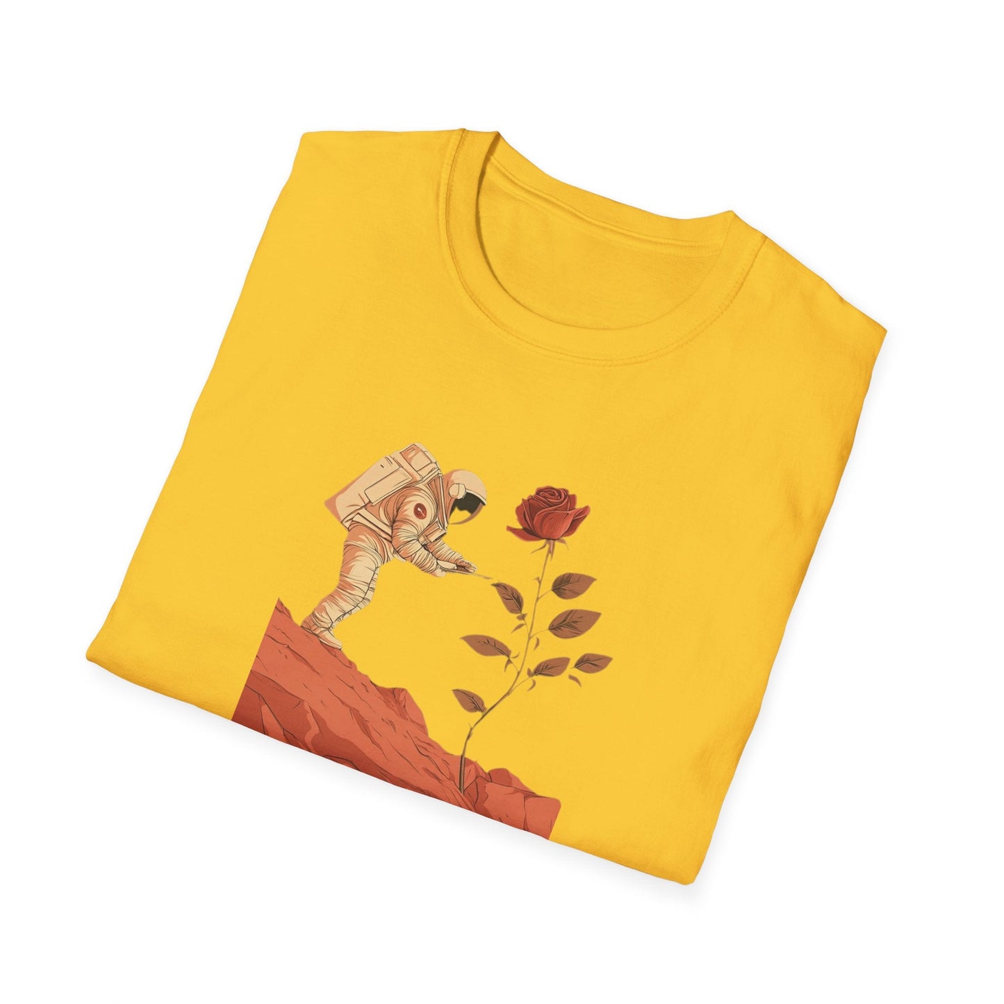 Solo Rose with Astronaut – Terraforming of Mars  – T-shirt
