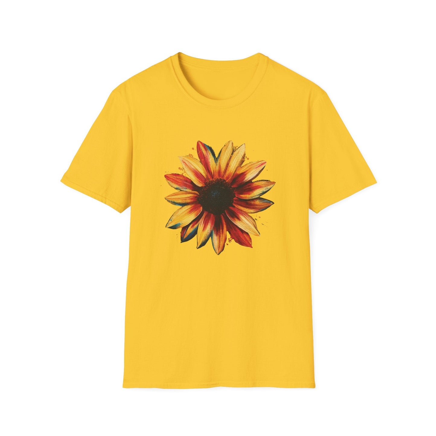 Acrylic Sunflower  – T-shirt