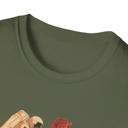 Solo Rose with Astronaut – Terraforming of Mars  – T-shirt
