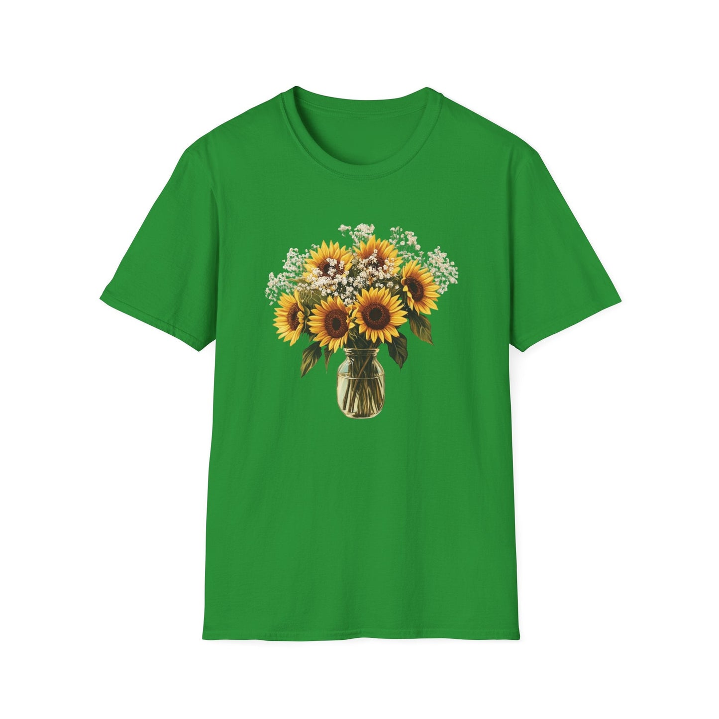 Beautiful Sunflowers in a Vase  – T-shirt
