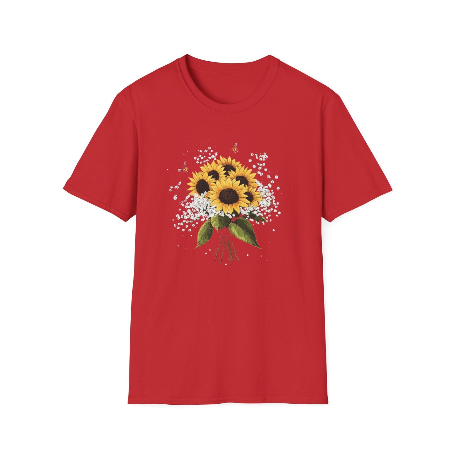 Bees on Sunflowers  – T-shirt