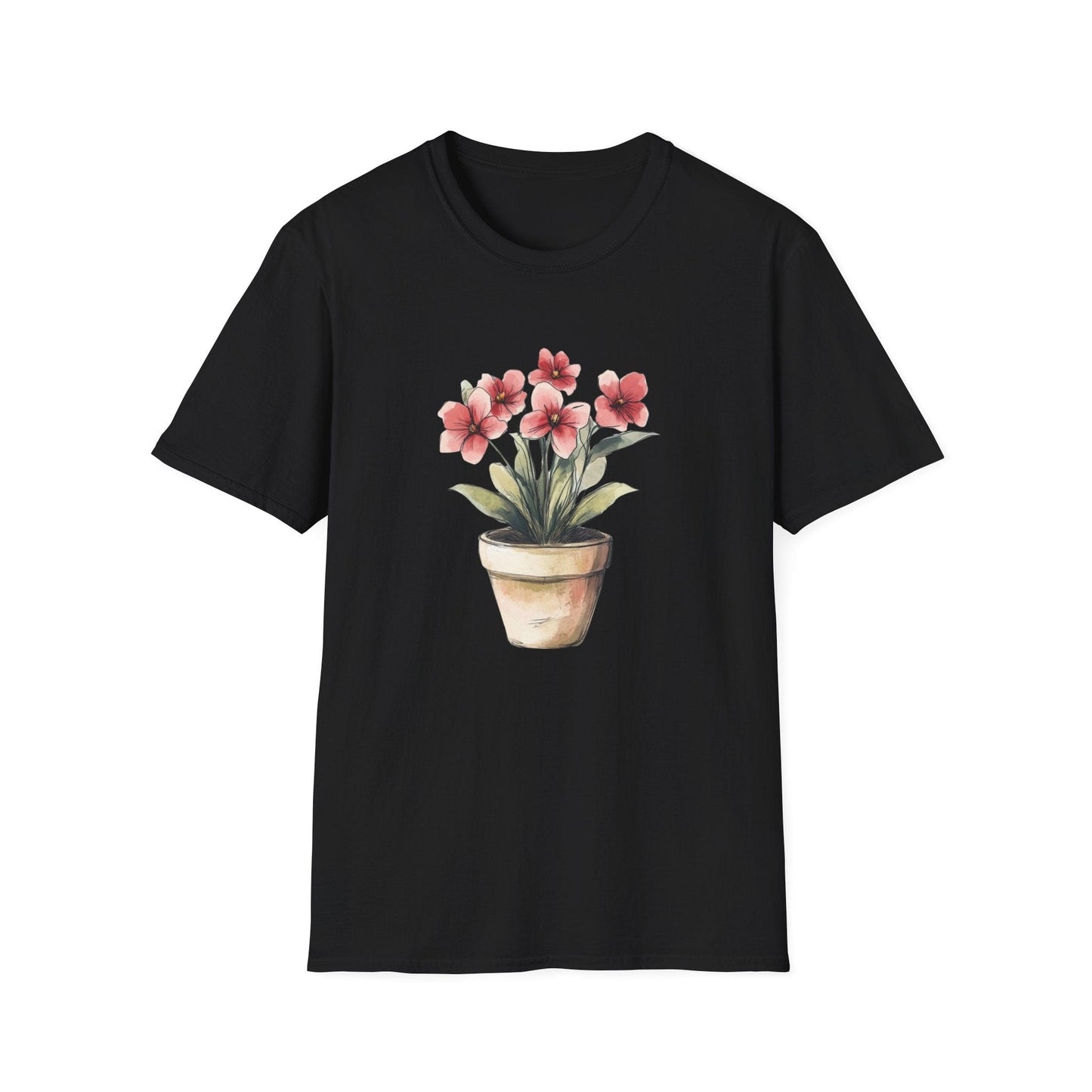 Watercolour Anemones  – T-shirt