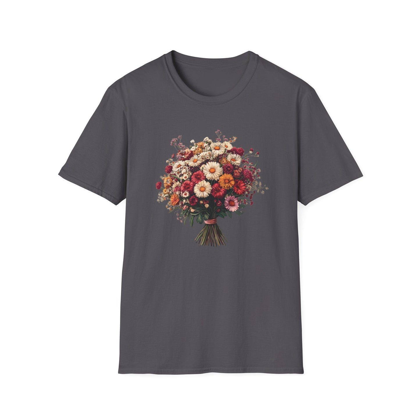 Bouquet  of Daisies of Many Colors  – T-shirt
