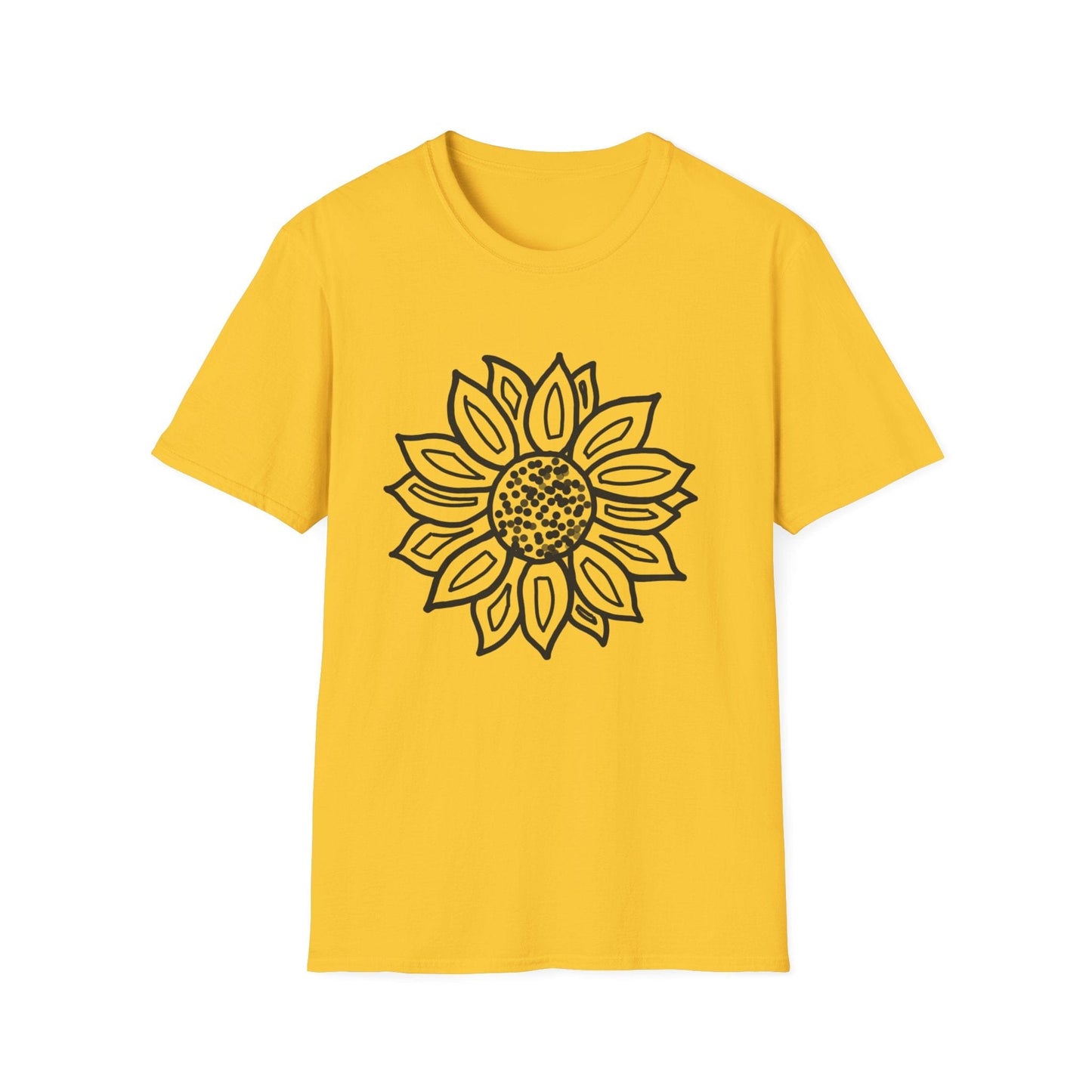 Dotted Mandala Sunflower  – T-shirt