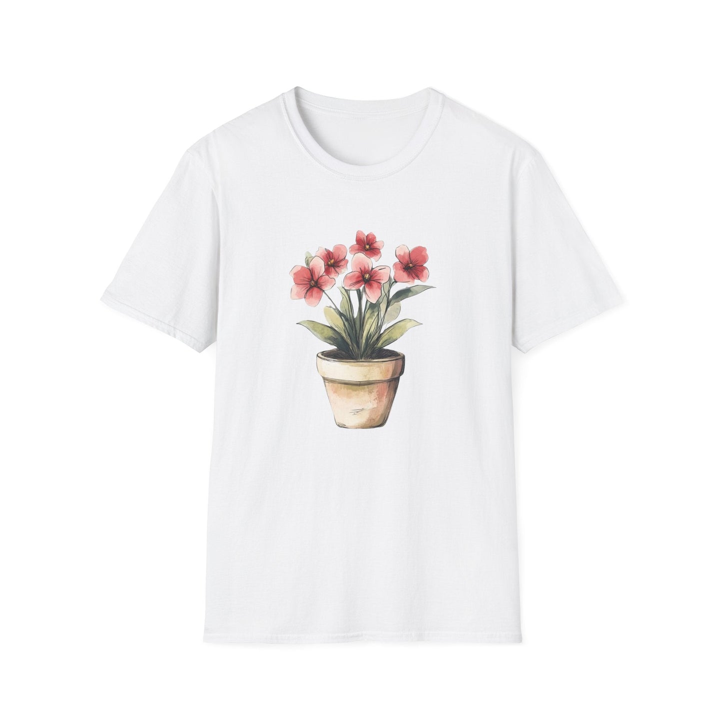 Watercolour Anemones  – T-shirt