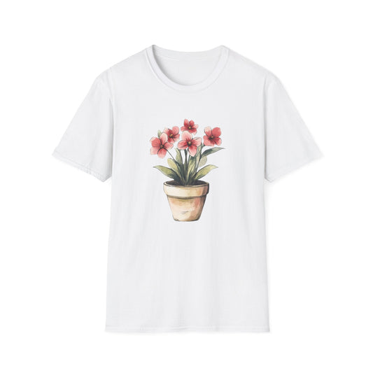 Watercolour Anemones  – T-shirt