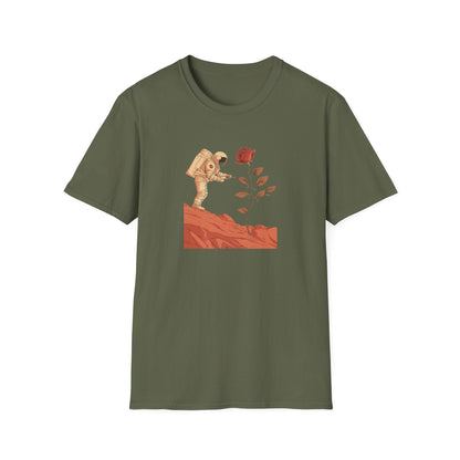 Solo Rose with Astronaut – Terraforming of Mars  – T-shirt