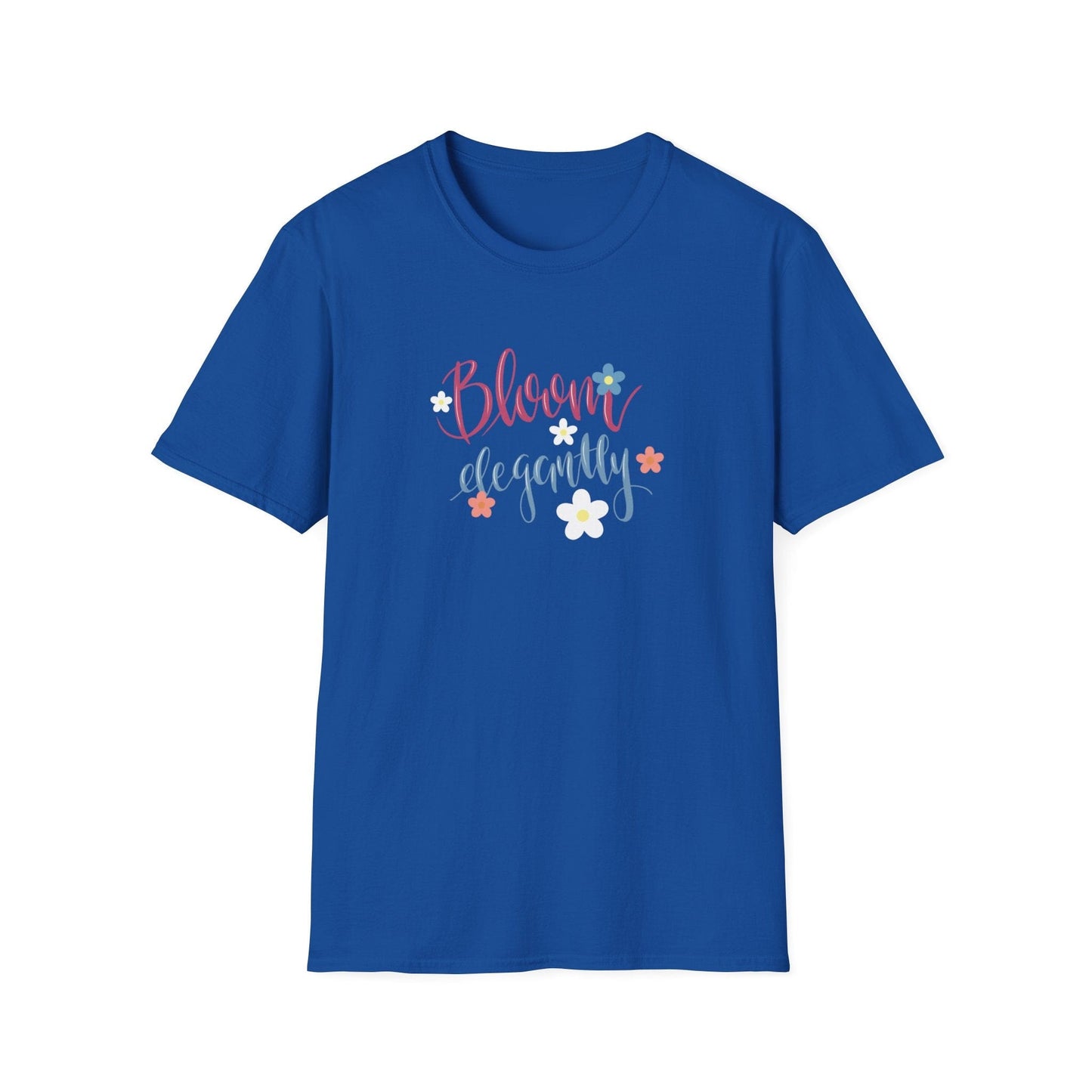 "Bloom Elegantly" Calligraphy  – T-shirt