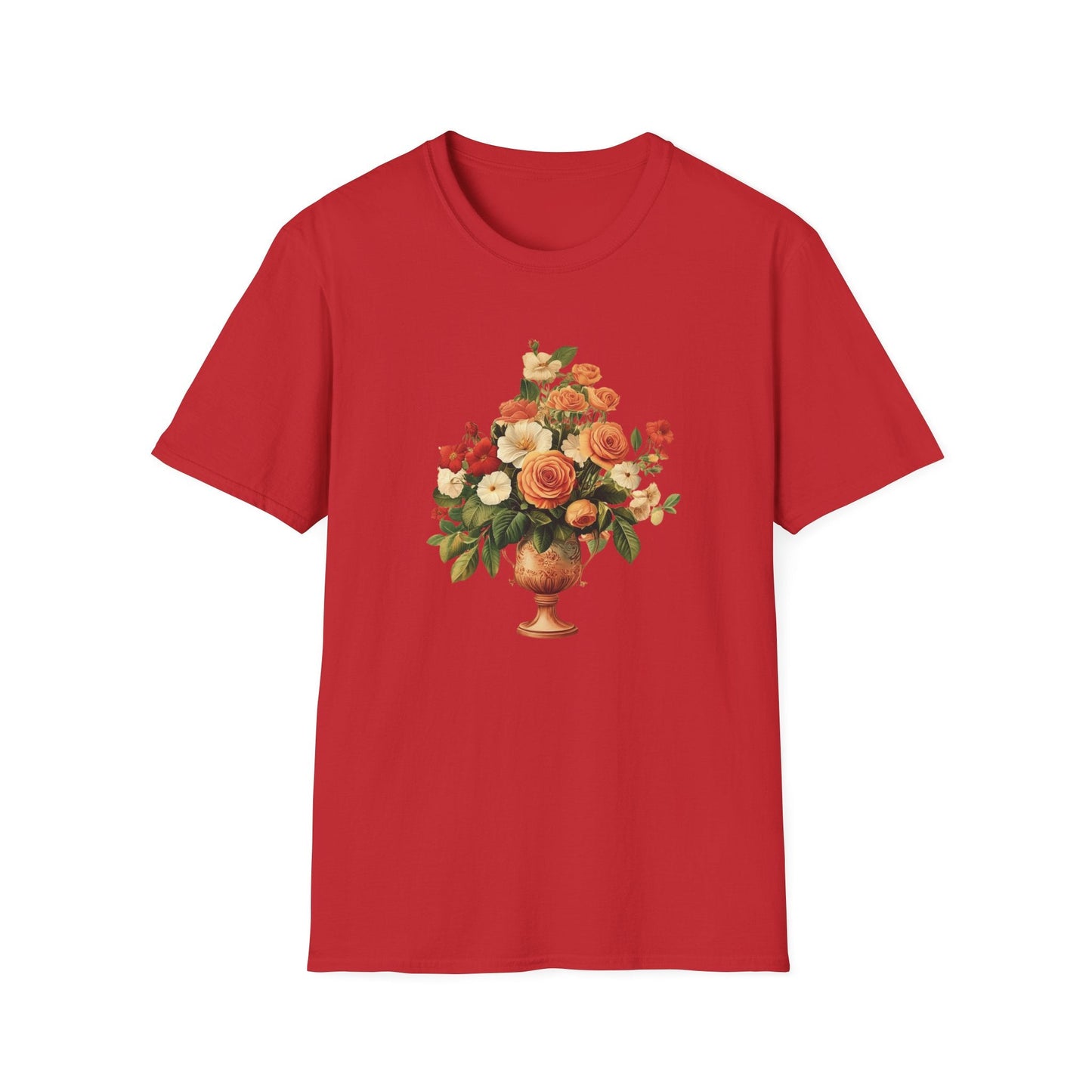 Vintage Vase of Flowers  – T-shirt
