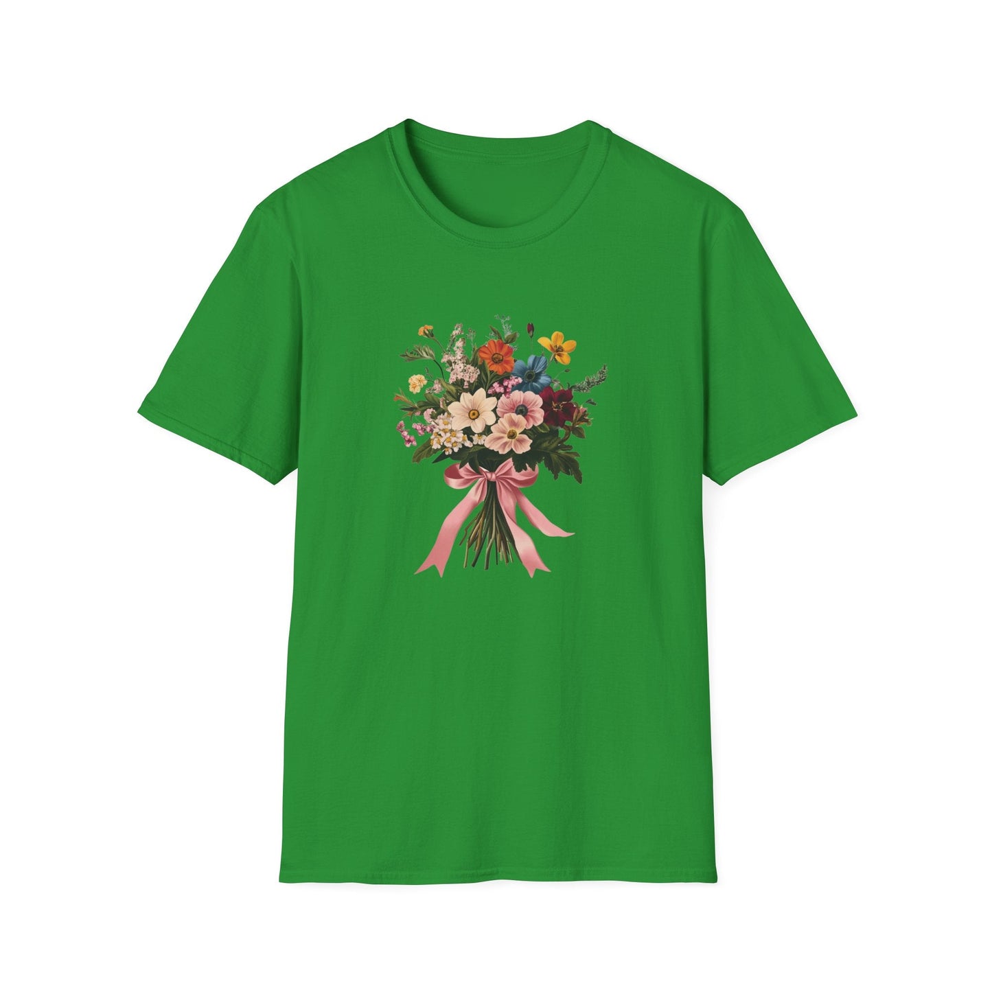 Pink Ribbon Bouquet  – T-shirt