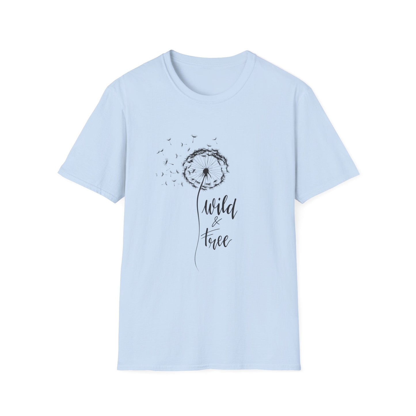 Wild and Free Dandelion  – T-shirt