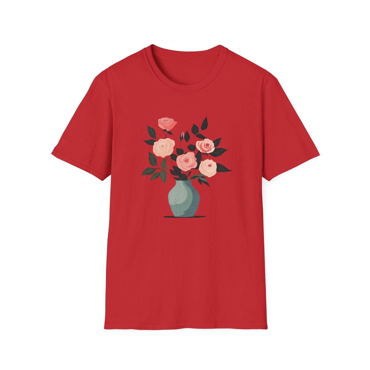 A Vase of Pink Roses  – T-shirt