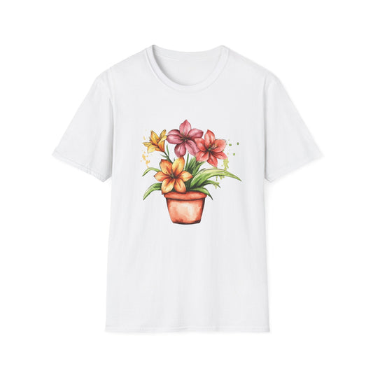 Pink, Orange and Yellow Lilies  – T-shirt
