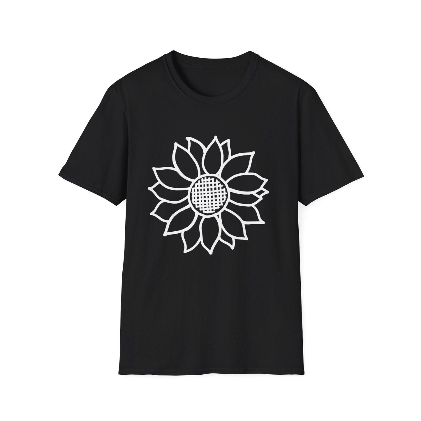 Criss Cross Sunflower  – T-shirt