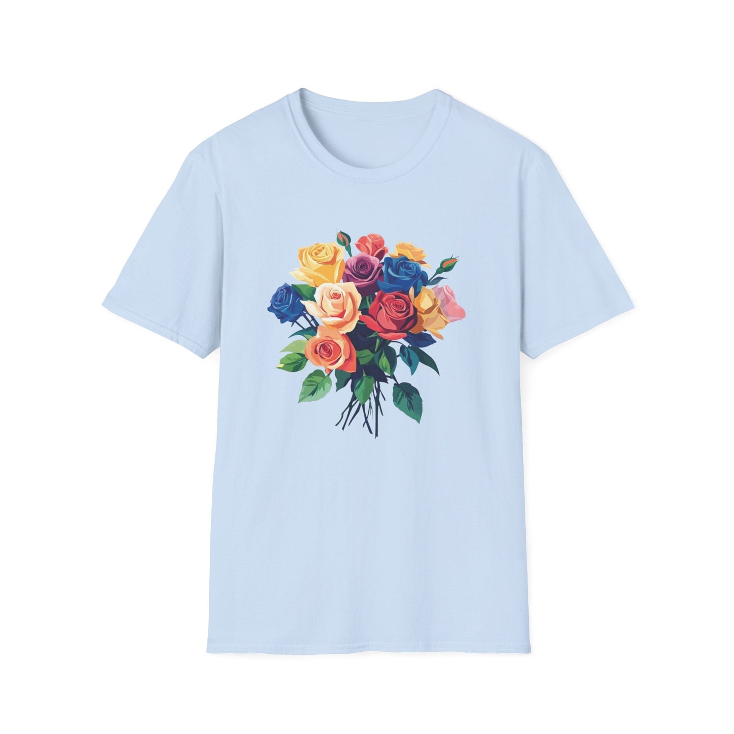 Colorful Roses  – T-shirt