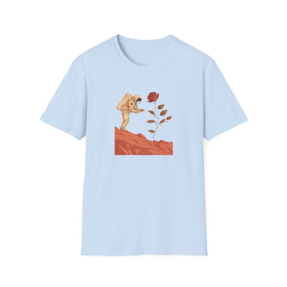 Solo Rose with Astronaut – Terraforming of Mars  – T-shirt