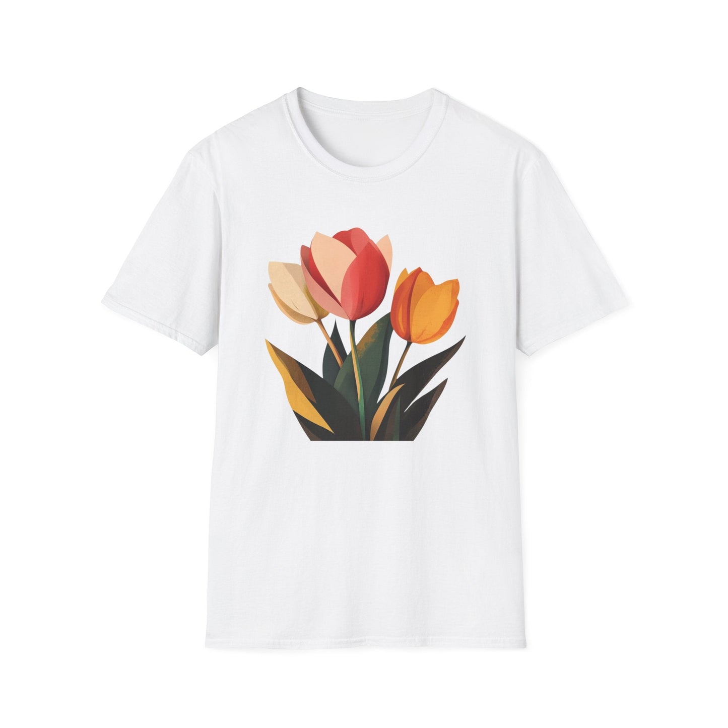 Multi Color Flowers  – T-shirt