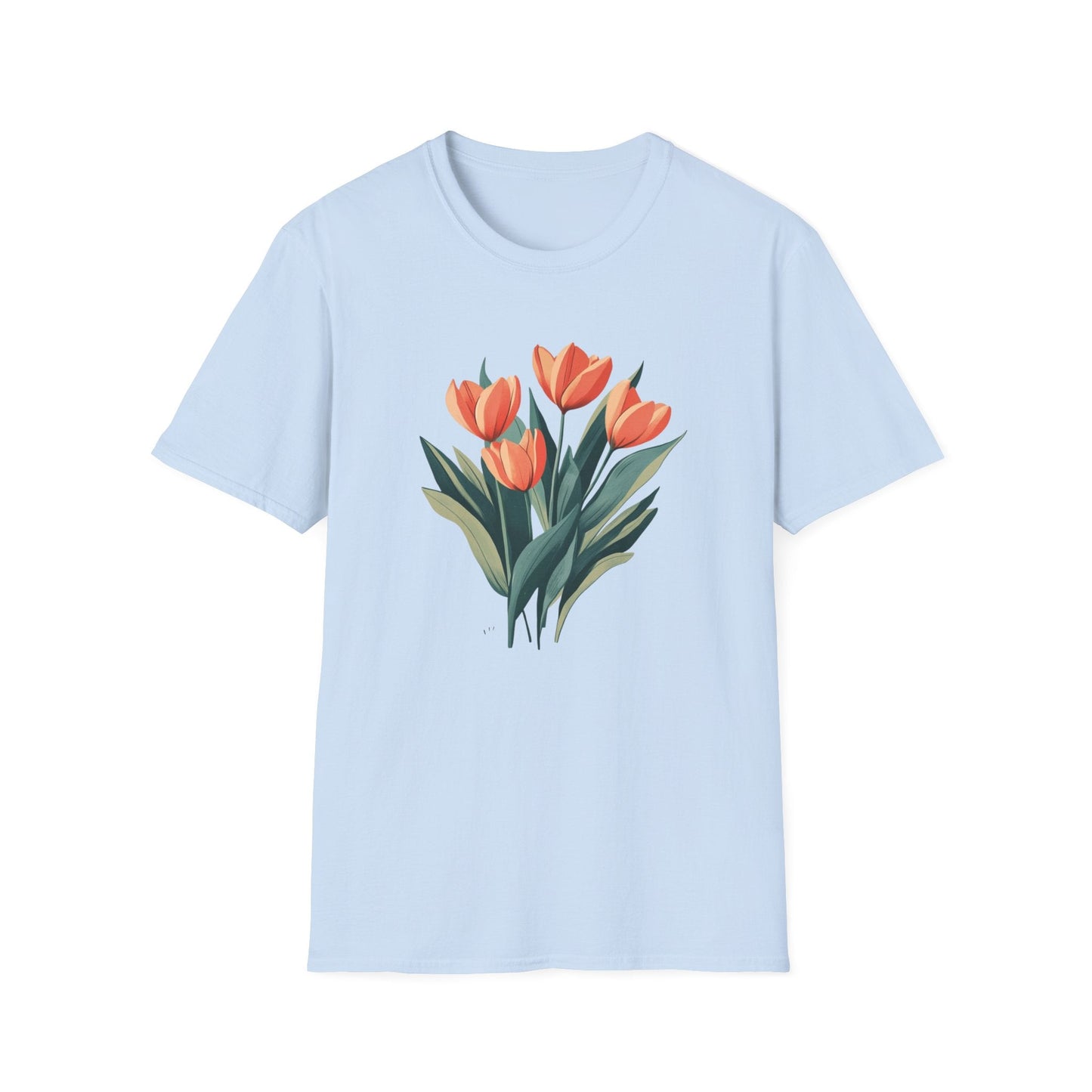 Four Tulip Flowers  – T-shirt