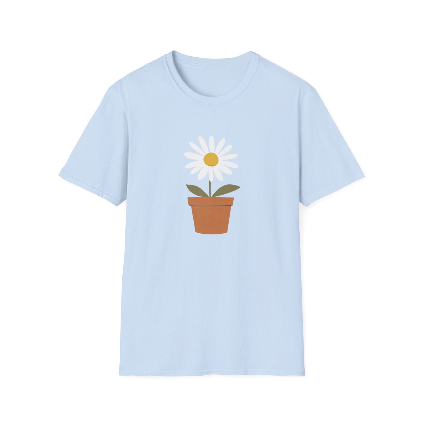 Daisy Flower Pot  – T-shirt