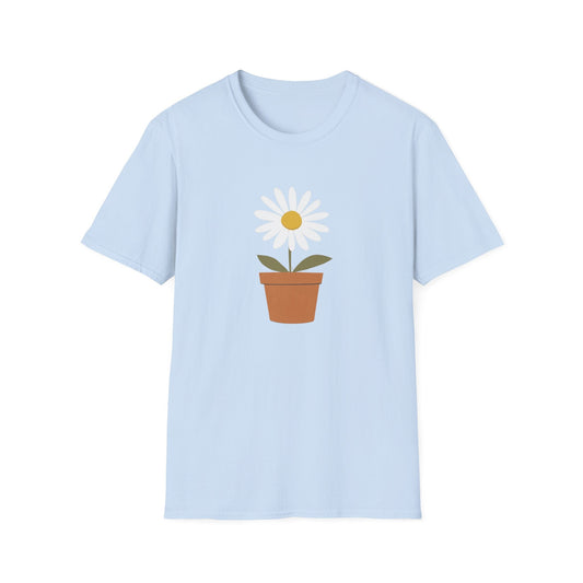 Daisy Flower Pot  – T-shirt