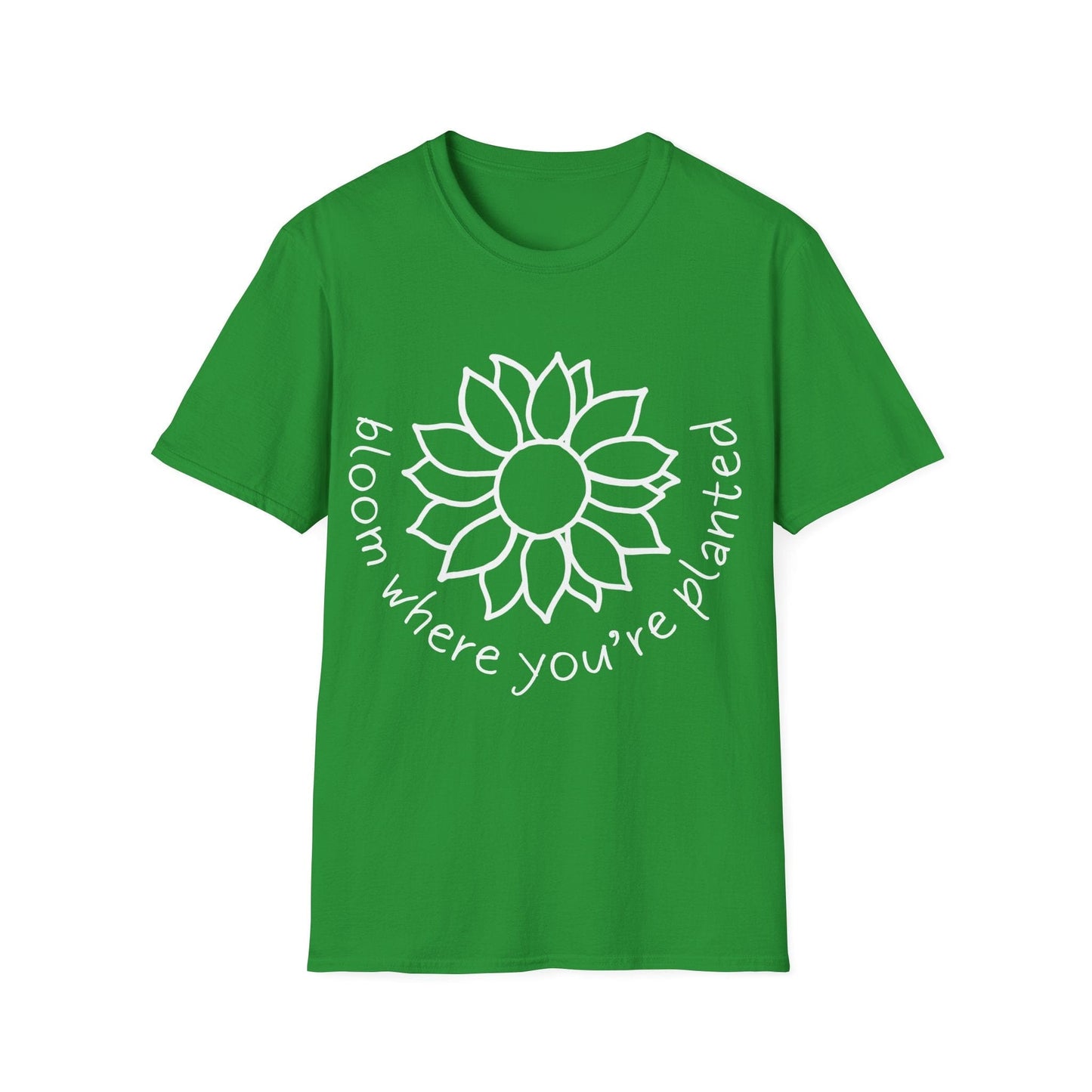 "Bloom Where You Are Planted" Sunflower  – T-shirt