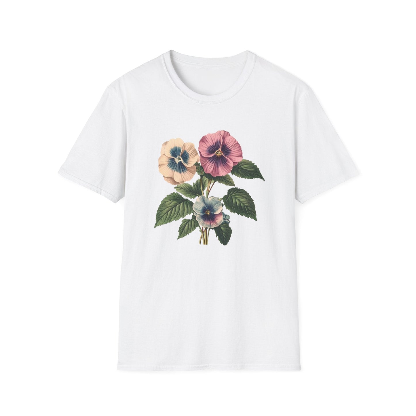 Beautiful Pansy Flowers  – T-shirt