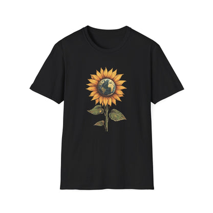 Earth is Better with Sunflowers – T-shirt