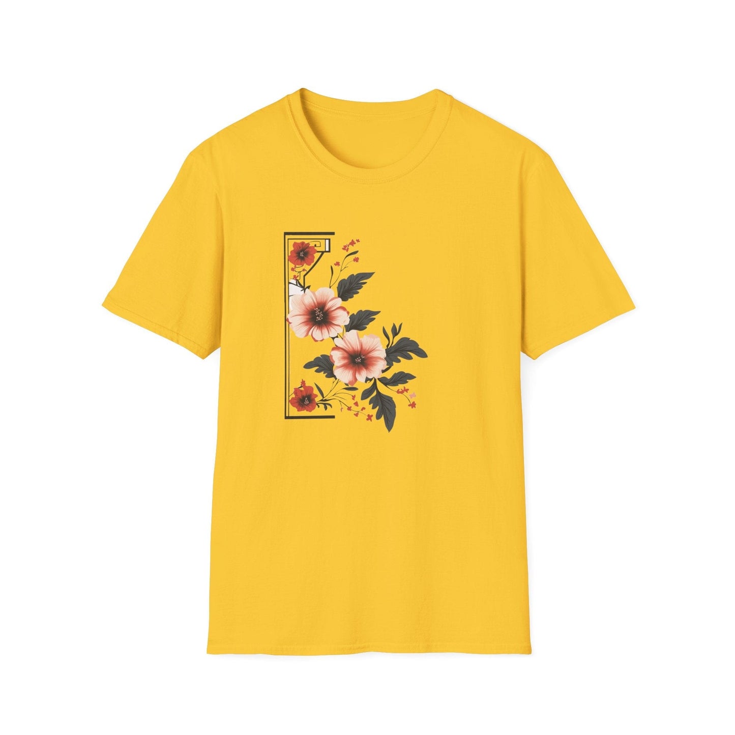 Half Frame Flowers  – T-shirt