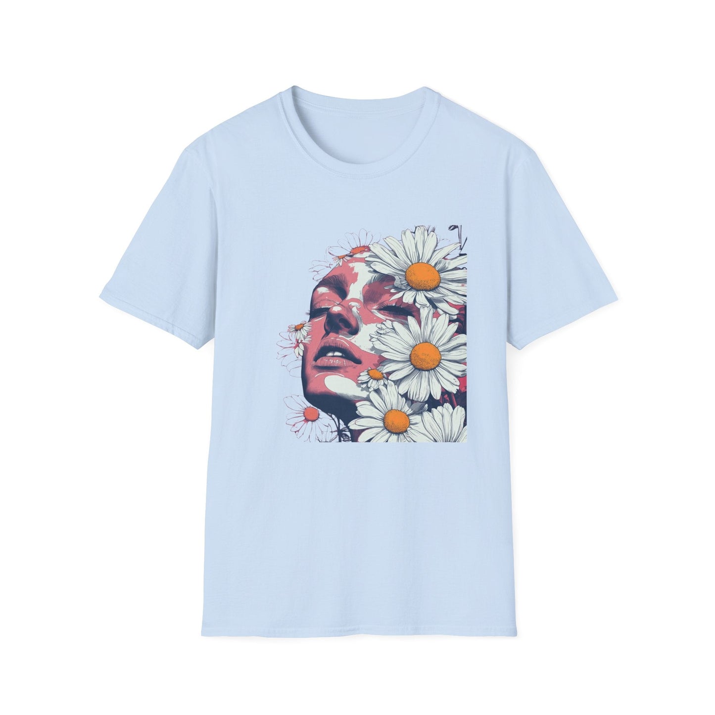 White Mysterious Daisies  – T-shirt