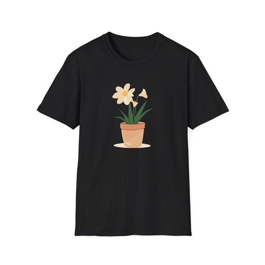 Simple Flower Pot For A Simple Life  – T-shirt