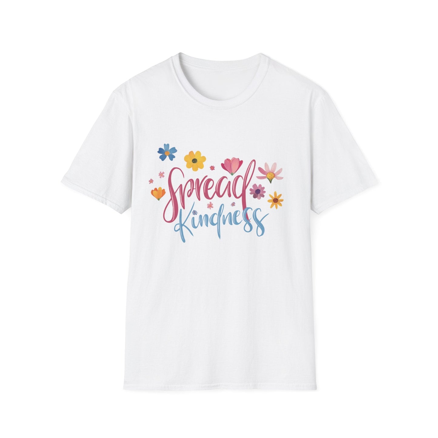 "Spread Kindness" Colorful Flowers  – T-shirt